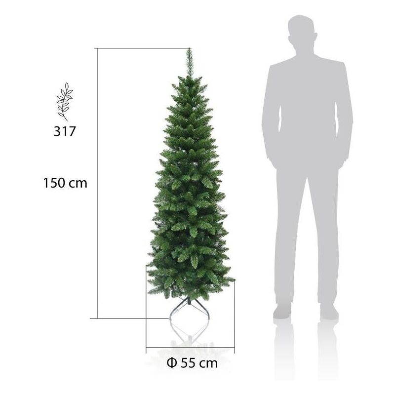 Punta Per Albero Di Natale A Stella Con 15 LED MAURY'S - Luci Colorate Assortite, Decorazione Luminosa Per Cima Albero
