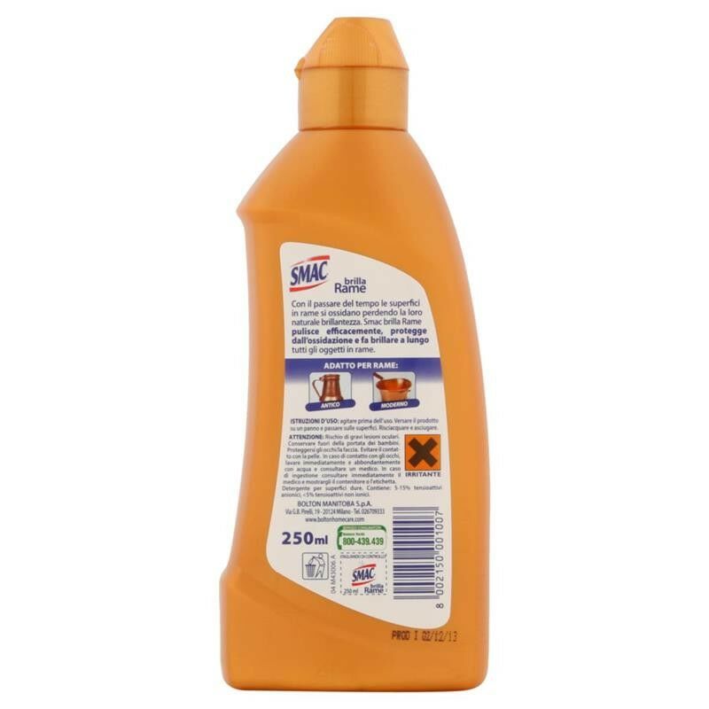 Smac Brilla Acciaio Detergente Spray Azione Anticalcare 500ML X 3 PEZZI