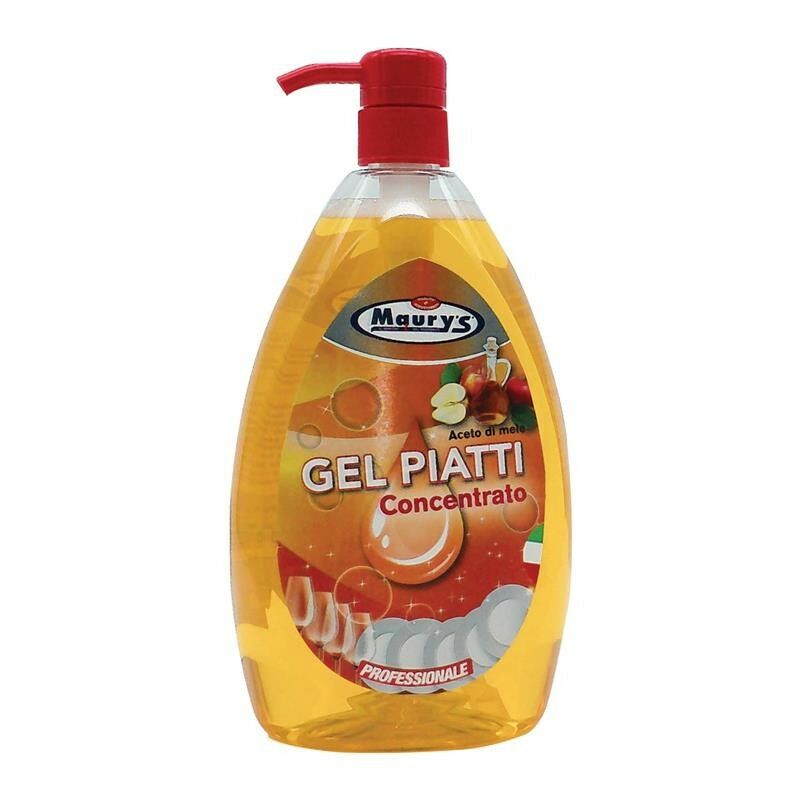 MAURY'S GEL PIATTI PULIZIA TOTALE CONCENTRATO ACETO 1 LT