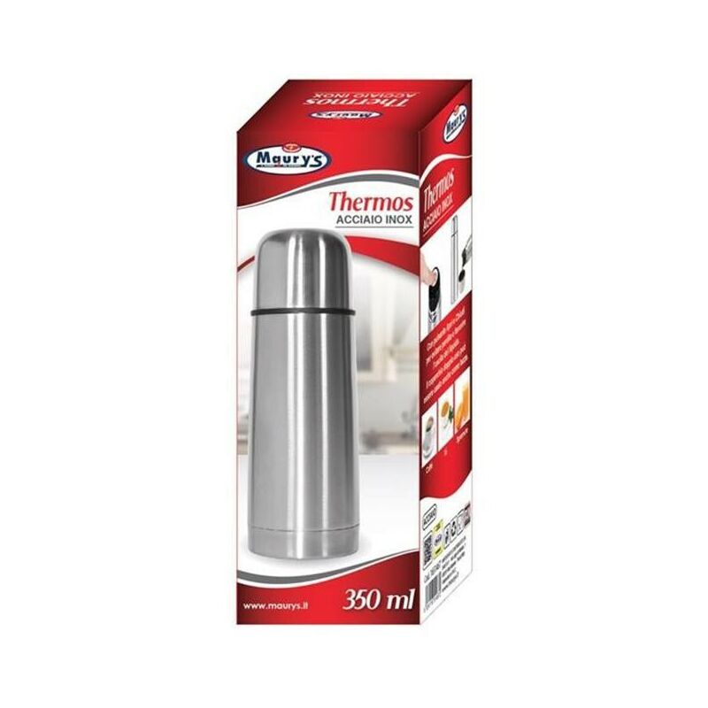 MAURY'S THERMOS PER BEVANDE IN ACCIAIO INOX CONFEZIONE DA 350 ML