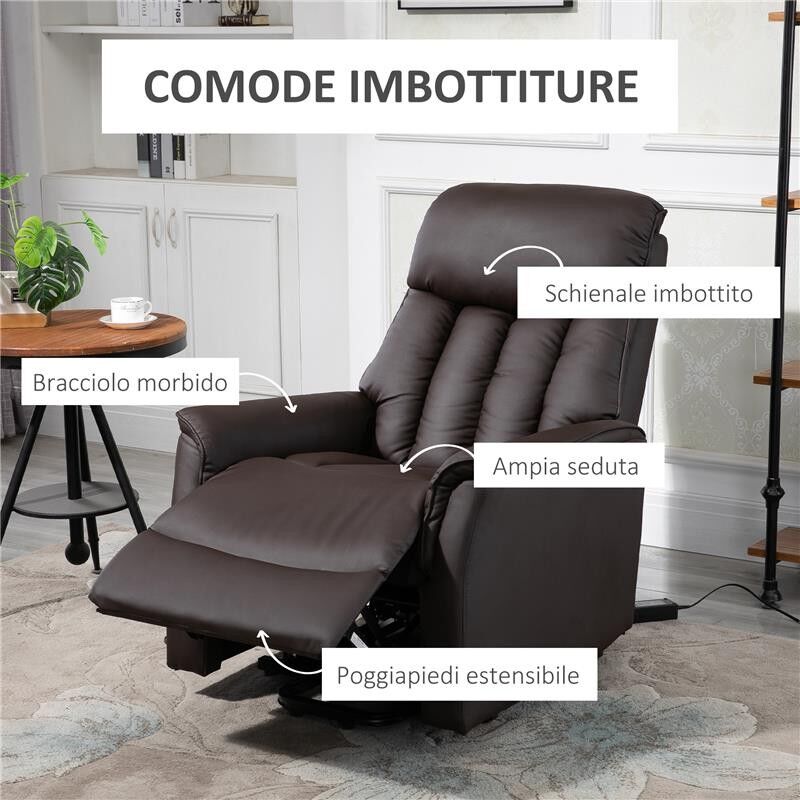 EASYCOMFORT Poltrona Relax Alzapersone con Telecomando