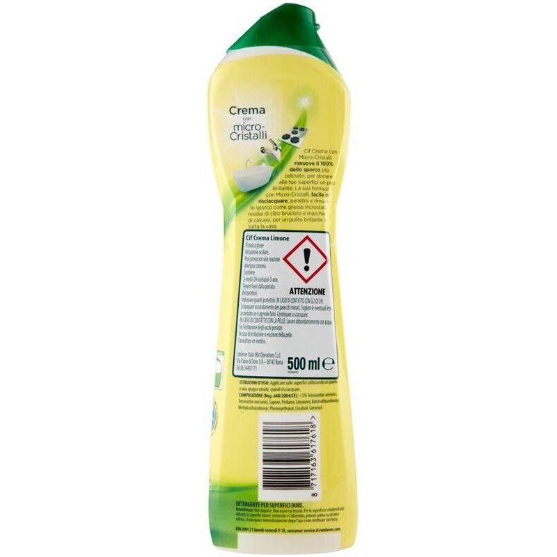 Cif Crema Limone 750 ml - Piazza Mercato Casa