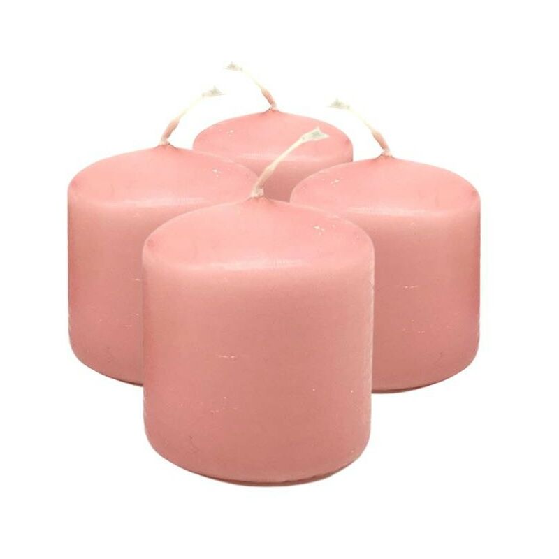 Candele colorate Candele a colonna Arancio Pesca 70×80mm  4pz-10617-234