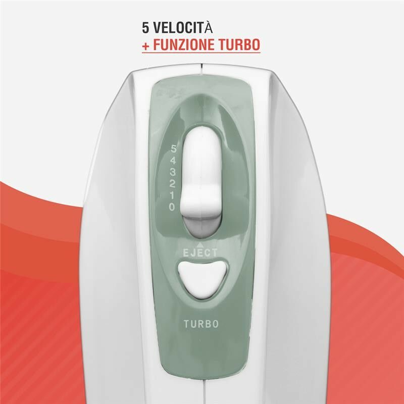 Max - Sbattitore Elettrico 4 Fruste 5 Velocità Turbo 150W Verde - ePrice