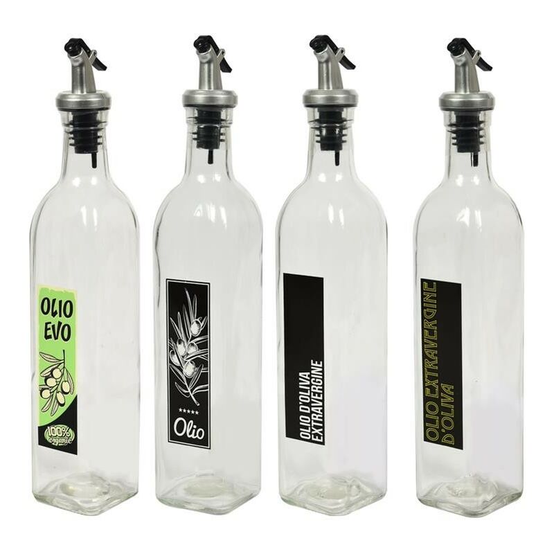 Bottiglia Olio Evo con tappo dosatore - 500 ml