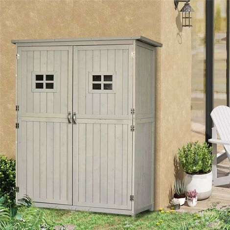 EASYCOMFORT Casetta da Giardino Porta Attrezzi in Abete con