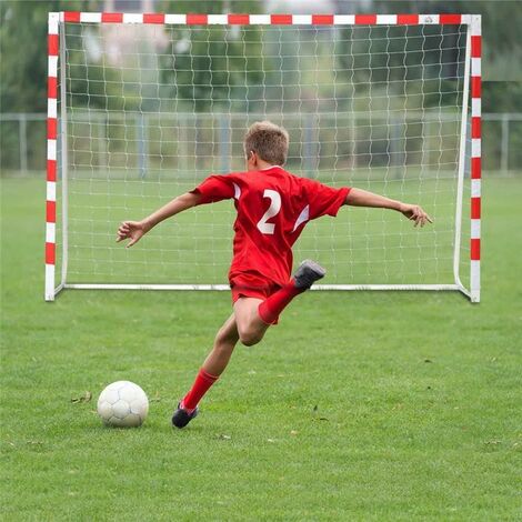 Porta da Calcio 4in1 Giocattolo Bambini con Pallone Pompa Picchetti e  Bersagli