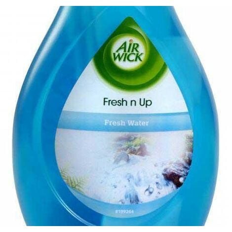 3 CONFEZIONI AIRWICK FRESH N UP AIR FREGRANCE DEODORANTE AMBIENTE 375 ML  WATER