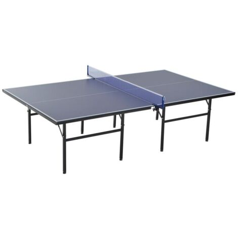 JDBDU Mini tavolo da ping pong pieghevole per esterni, 152 x 76 x 76 cm, set completo con rete da ping pong, 2 racchette e 3 palline, tavolo da ping pong pieghevole