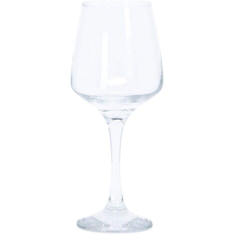 SET 6 CALICI PARSIFAL DA VINO IN VETRO DA 295CC