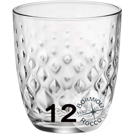 BORMIOLI ROCCO GLIT SET DA 12 BICCHIERI PER ACQUA DA 29.5 CL