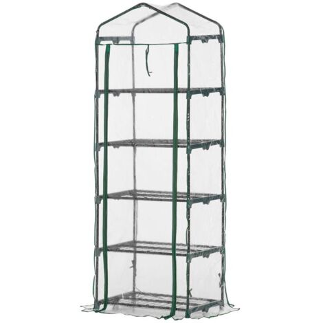 Mini Serra Ohuhu 92x46x84 Cm - Serra Da Tavolo Per Piante, Germinazione, Interno Ed Esterno - Foto 9