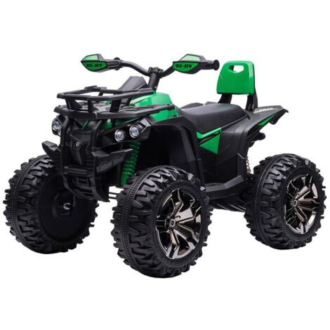 QUAD PER BAMBINI ELETTRICO 12V BATTERIA RICARICABILE ETÀ 3-5 ANNI 100X65X73CM