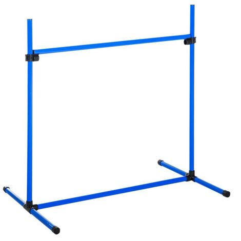 Set 4 Ostacoli Per Agilità Cani VA-Cerulean - Regolabili In Altezza, In PVC, Con Borsa Trasporto | Addestramento Animali Domestici - Foto 14