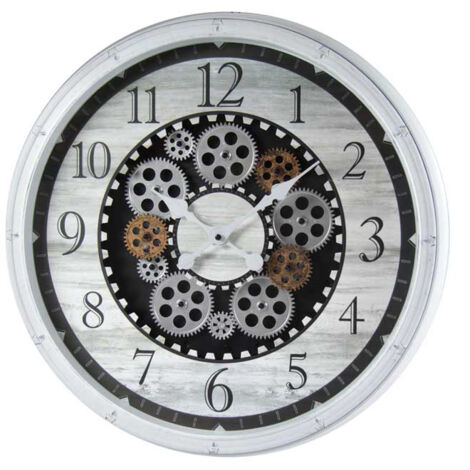 Orologio Da Parete Rotondo Mnsruu 24 Cm - Design A Macchie, Acrilico, Silenzioso (No Ticchettio), Batteria AAA - 4