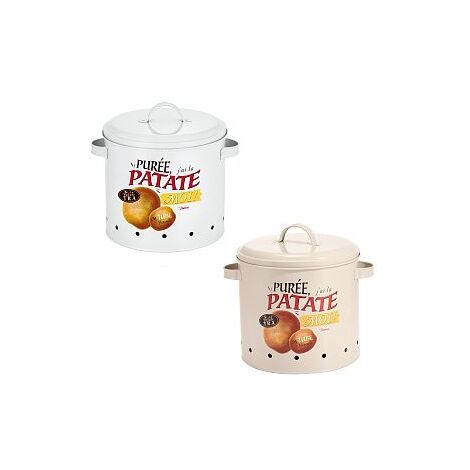 MAURY'S CONTENITORE IN LATTA PER PATATE 22XH25CM COLORE ASSORTITO (1/2)