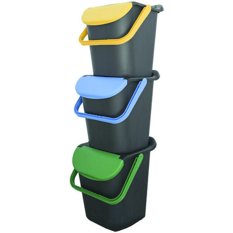 MAURY'S PATTUMIERA SET 3 TOWER CON MANICO CON CAPIENZA 30 LT