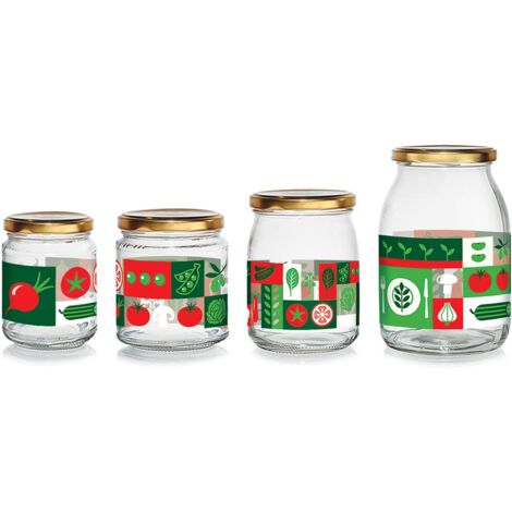 Barattoli Di Marmellata - Set Di 4 - Foto 4