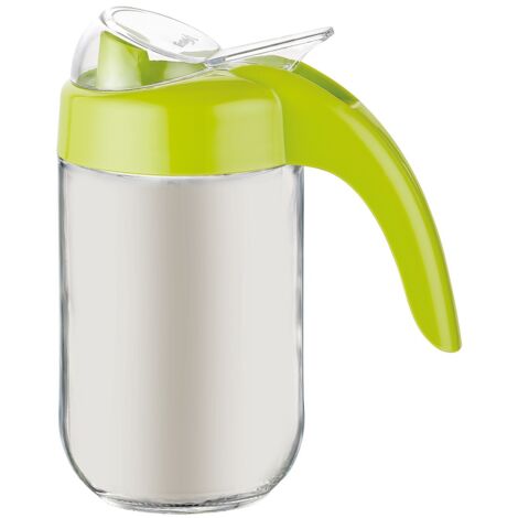 OLIERA CON SALVAGOCCIA IN VETRO CAPIENZA 0.66 CL TAPPO IN PLASTICA VERDE