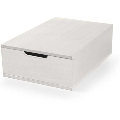MAURY'S CASSETTO BIANCO PORTAOGGETTI IN LEGNO CON DIVISORI 22X32X10 CM