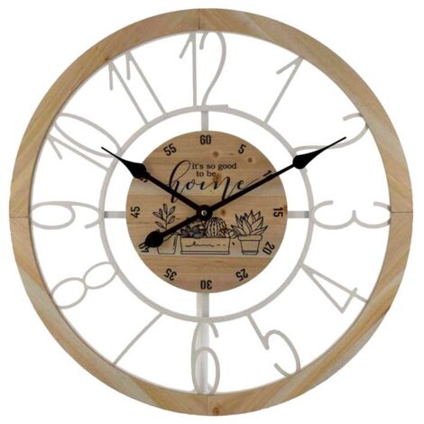 Orologio Da Parete Il Legno Maxi Rotondo 55x160 Cm Realizzato Con Lavorazioni Modernissime Con Cui Si Ottengono Texture Particolari Come Jungle Black Ves Design L05r35