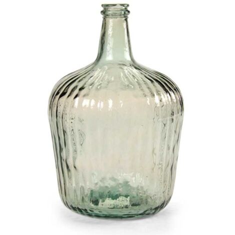 BOTTIGLIA DECORATIVA IN VETRO DA 10 LT IN COLORE CHAMPAGNE