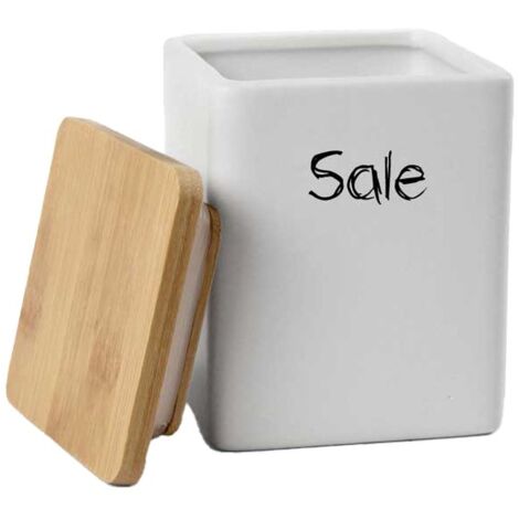 Barattolo Ceramica Sale 10X10 H 13 Bellintavola