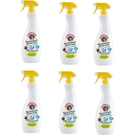 CHANTECLAIR SET 6 PZ SGRASSATORE UNIVERSALE 700ML DISINFETTANTE AL LIMONE (1/2)