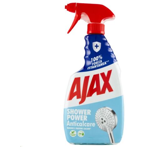 AJAX SPRAY NEW SHOWER POWER 600 ML ANTI CALCARE PER LE SUPERFICI PIÙ OSTINATE (1/5)