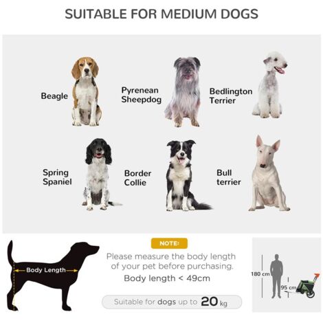 Rimorchio Bici Per Cani 2 In 1 - Passeggino E Trasportino Per Animali - Foto 3