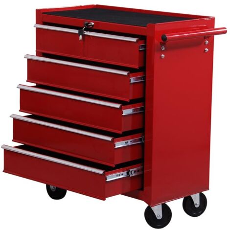 TERRY Cassettiera Bricolage Poker 16 – Organizer In Plastica 16 Cassetti, Colore Rosso, Dimensioni 27,9 X 15 X 19,5 Cm