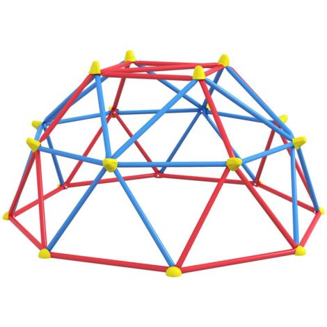 CUPOLA PER ARRAMPICATA BAMBINI 3-8 ANNI. STRUTTURA IN METALLO PER 4 BIMBI. Ø183X90CM. MULTICOLORE