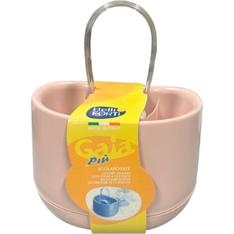GAIA SCOLAPOSATE IN PLASTICA IN COLORE ROSA IDEALE PER SCOLARE LE TUE STOVIGLIE