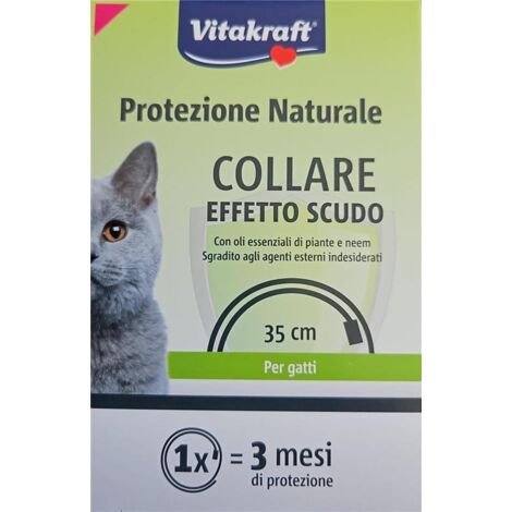 VITAKRAFT COLLARE EFFETTO SCUDO ANTIPARASSITARIO PER GATTI 35 CM OKX