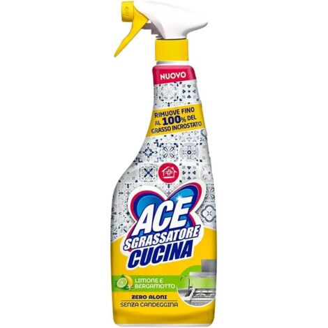 ACE SPRAY SGRASSATORE UNIVERSALE 600ML CUCINA LIMONE E BERGAMOTTO (1/2)