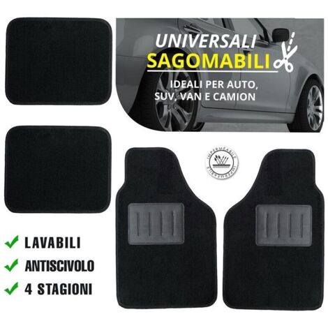 GEPARDO - SET 4 TAPPETI UNIVERSALI GOMMA