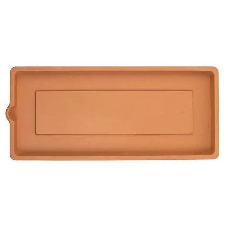 Sottovaso Bama per fioriera legno cotto 80cm