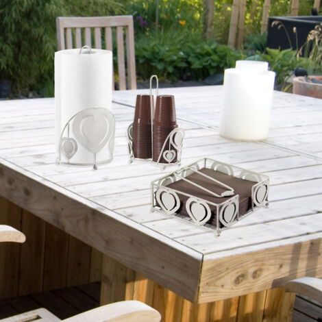 Set Di 3 Mini Lanterne Shabby Chic In Metallo Grigio H14 Cm – Portacandele Vintage Per Esterni/interni, Da Appendere O Appoggiare