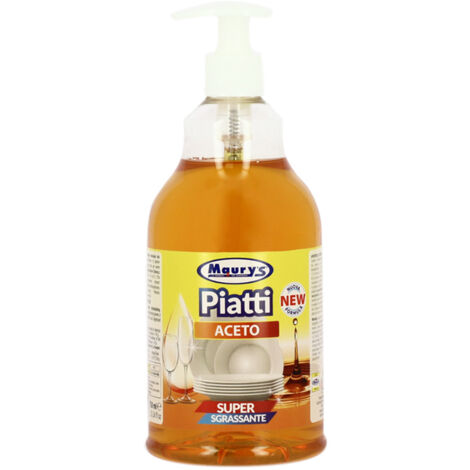 MAURY'S DETERSIVO PER PIATTI CON DOSATORE DA 750 ML SUPER SGRASSANTE ACETO (1/2)