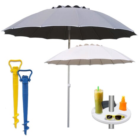 Ombrellone Da Mare Maury's Per Scoglio - H170 Cm, Colori Assortiti, Protezione UV, Resistente Al Vento - Foto 9