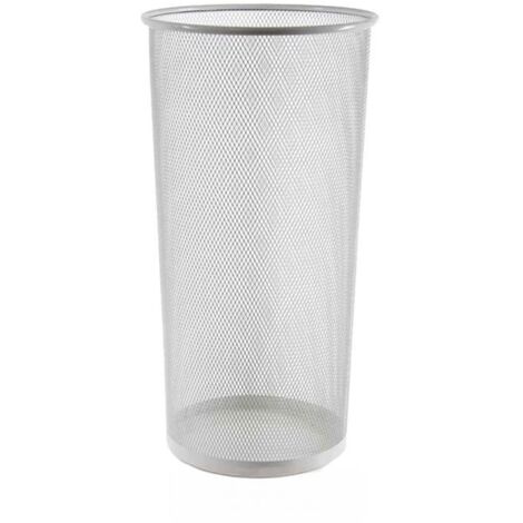PORTA OMBRELLI IN METALLO TONDO 26X50 CM BIANCO