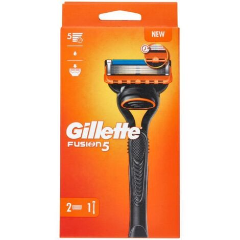Rasoio cfg gillette fusion5 con 2 ricariche - pg206