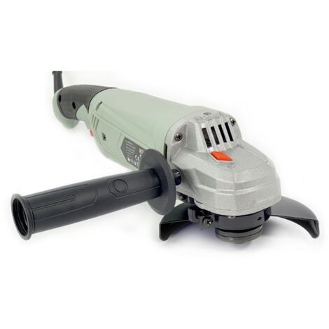 Smerigliatrice angolare 1200W – Diametro disco 125mm – Velocità 12000 rpm – Pulsante bloccaggio disco – Cavo 2m (1/6)