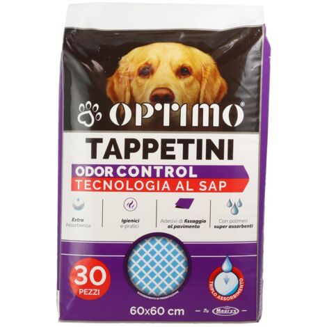 MAURY'S TAPPETINI ASSORBENTI PER ANIMALI 60 X 60 CM 30 PZ