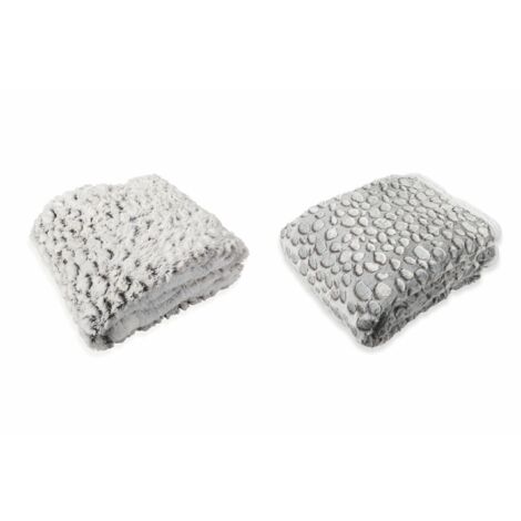 SASSI COPERTA IN POLIESTERE E SHERPA 200X150 CM (1/5)