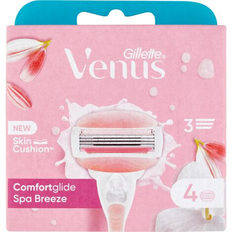 GILETTE VENUS SPA BREEZE SET 4 RICAMBI DA 3 LAME (1/2)