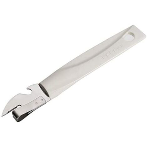 Apriscatole Manuale In Acciaio Inox - Multifunzione Con Apribottiglie - Nero
