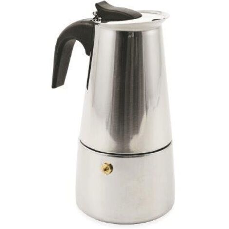 ITALIANA CAFFETTIERA 4 TAZZE IN ACCIAIO
