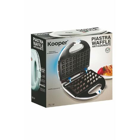 Tostiera Grill Elettrica 750W Kooper Tasty Bianca