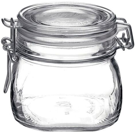 6 Barattoli Fido Per Conserve Da 1000 Cc - Vasetti Ermetici In Vetro Bormioli, Made In Italy - Foto 5